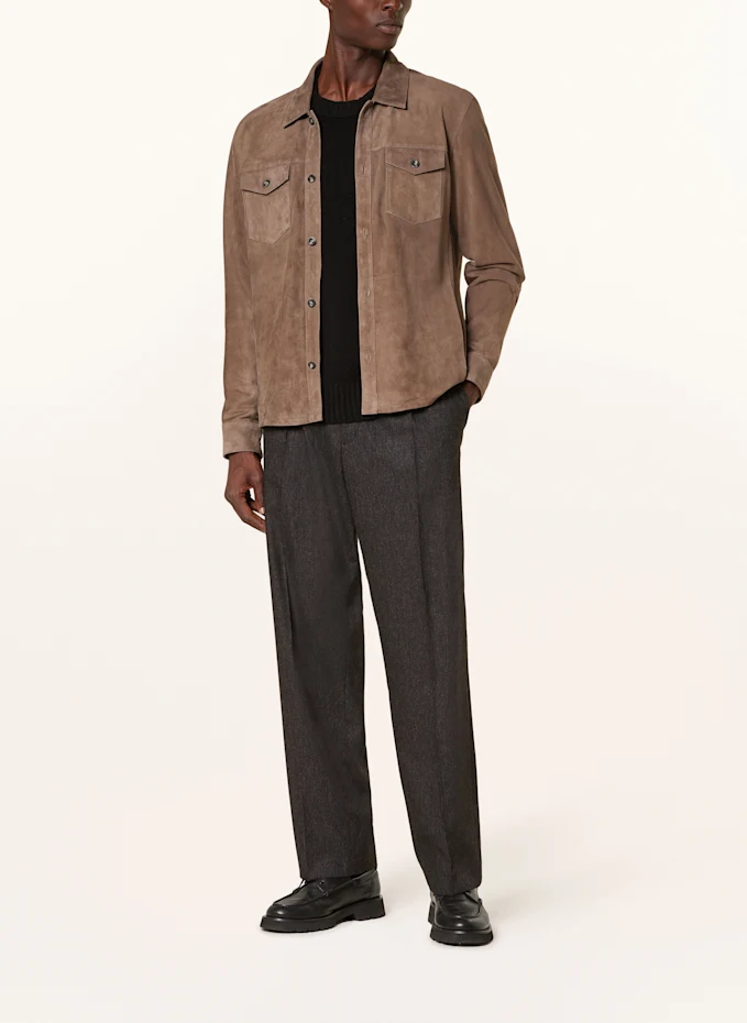 ARMA Leder-Overshirt DEX