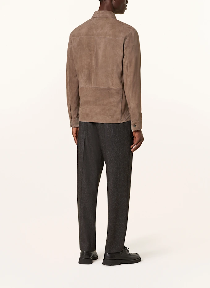 ARMA Leder-Overshirt DEX