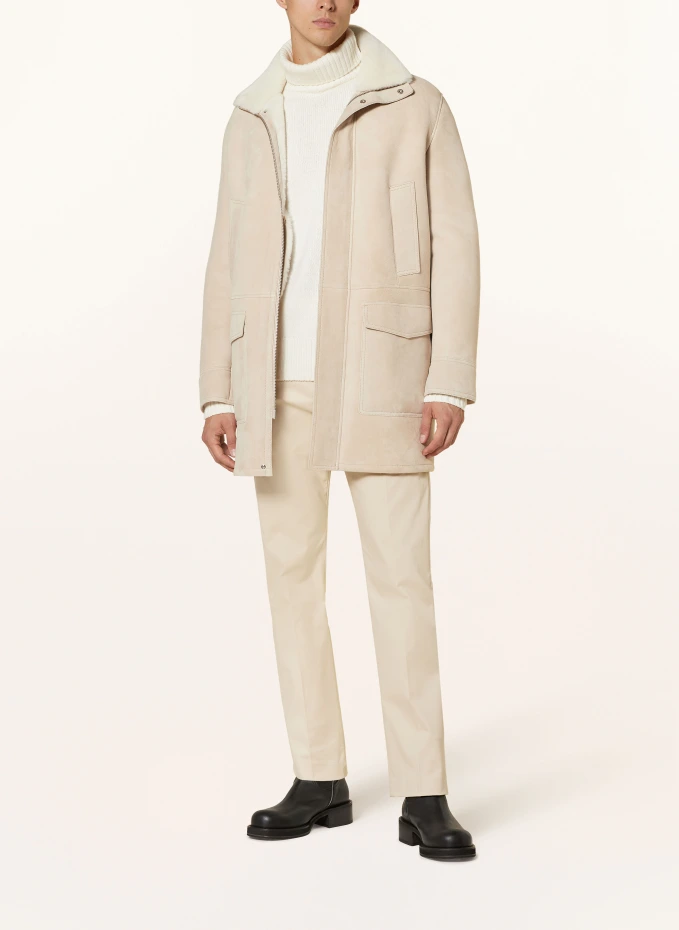 ARMA Ledermantel MANO Mit Lammfell