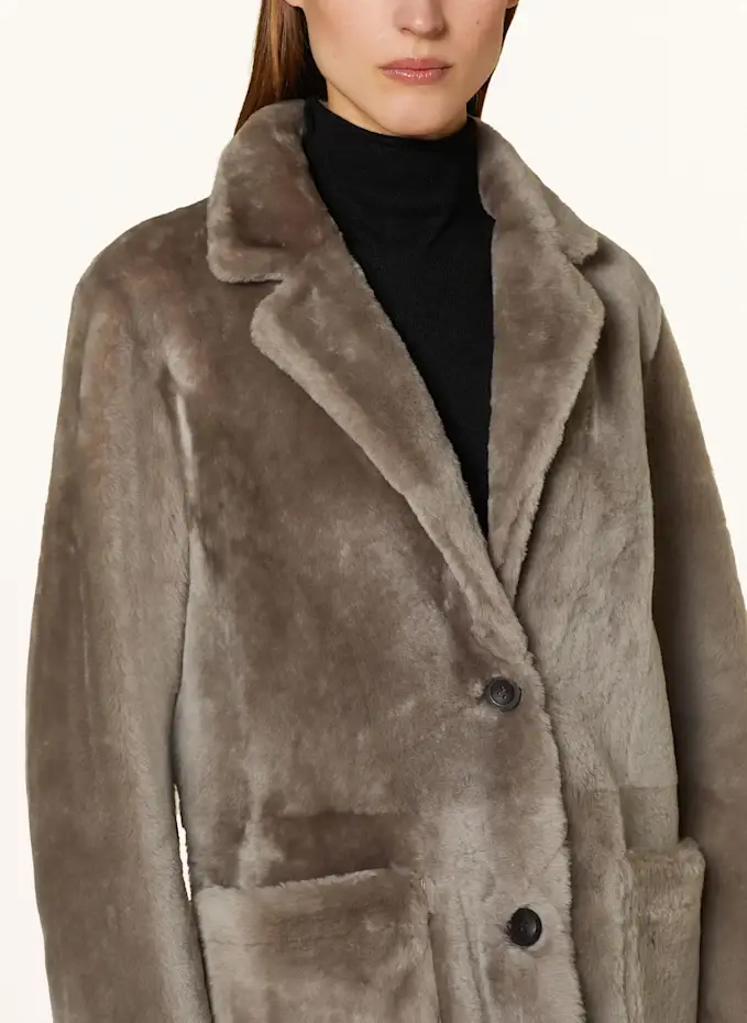 ARMA Ledermantel Zum Wenden