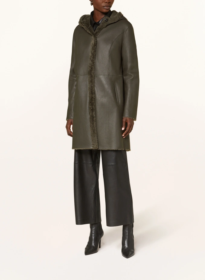 ARMA Ledermantel Zum Wenden