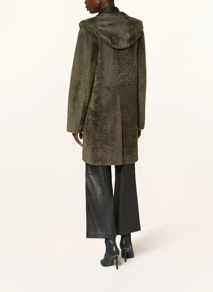 ARMA Ledermantel Zum Wenden