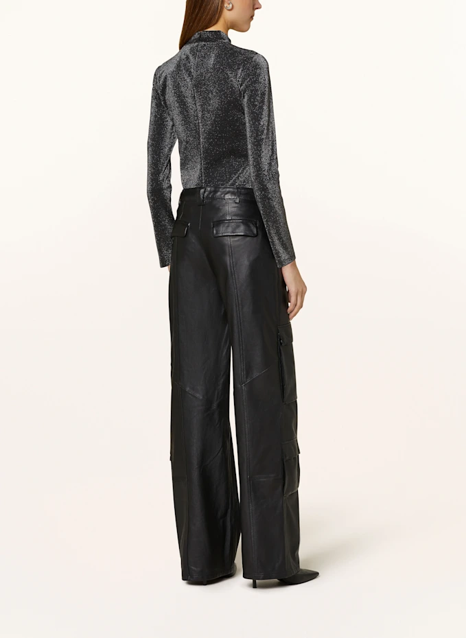 ARMANI EXCHANGE Longsleeve Mit Glitzergarn