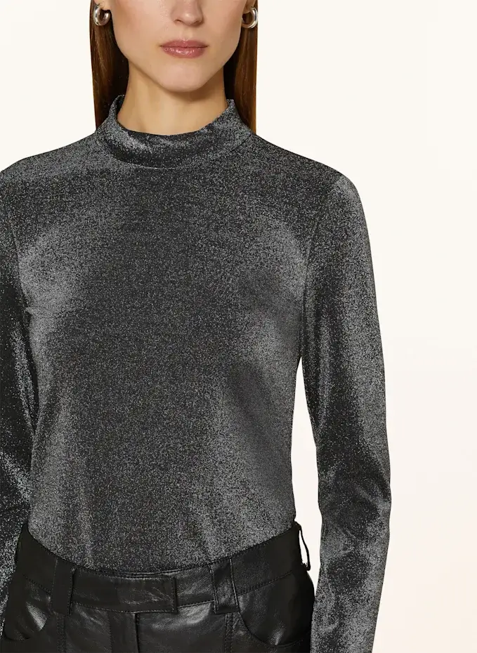 ARMANI EXCHANGE Longsleeve Mit Glitzergarn