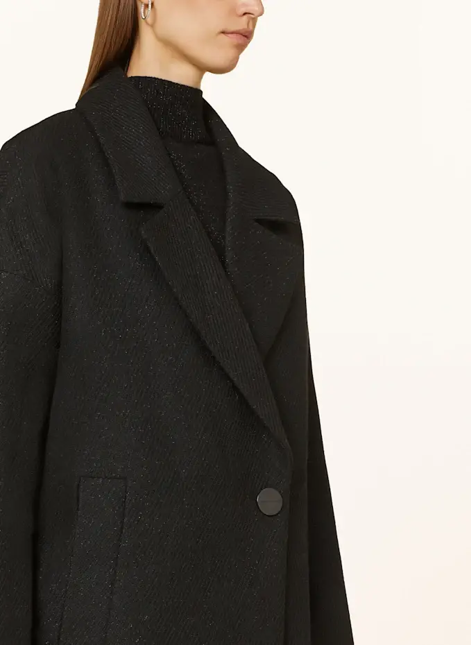 ARMANI EXCHANGE Mantel Mit Glitzergarn