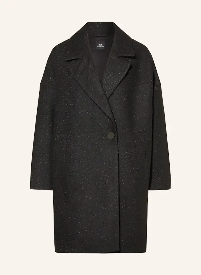 ARMANI EXCHANGE Mantel Mit Glitzergarn