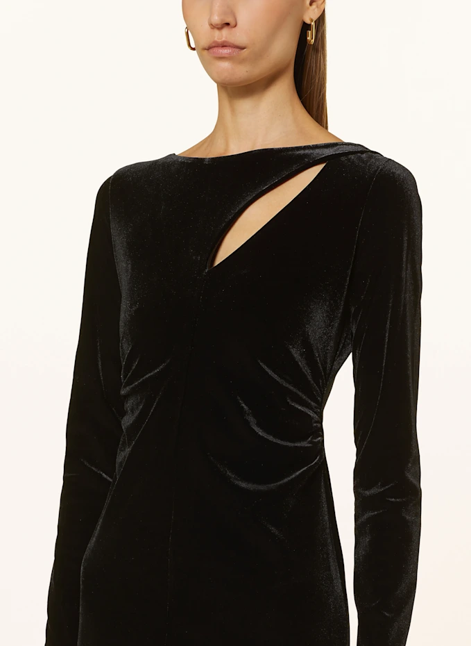 ARMANI EXCHANGE Samtkleid Mit Cut-out