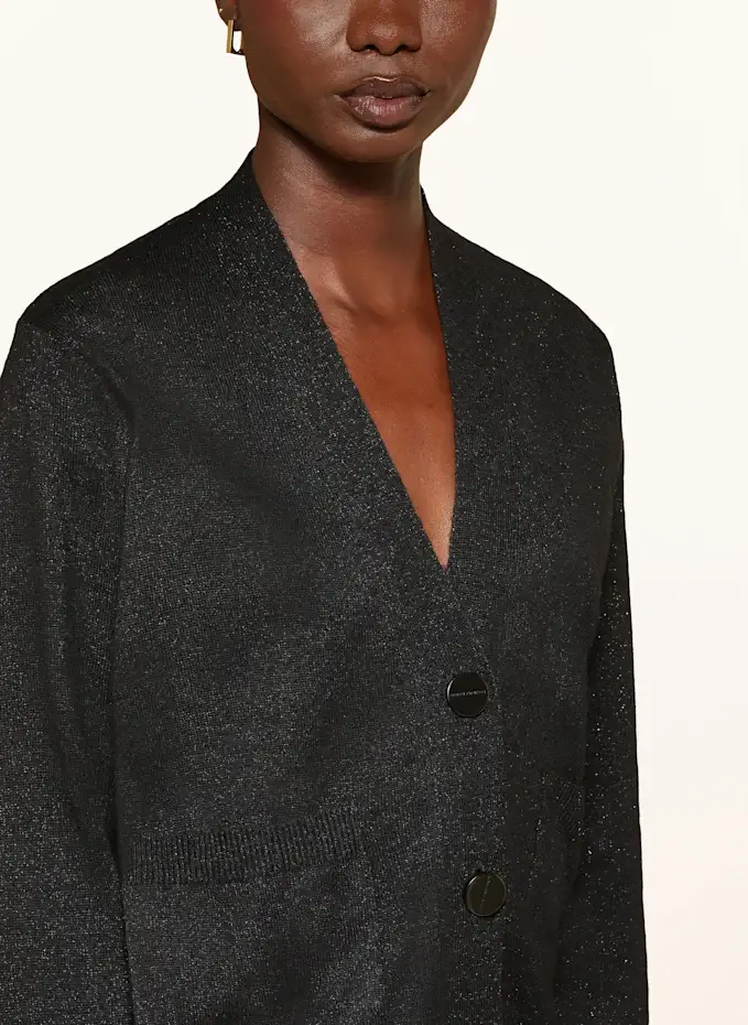 ARMANI EXCHANGE Strickjacke Mit Glitzergarn