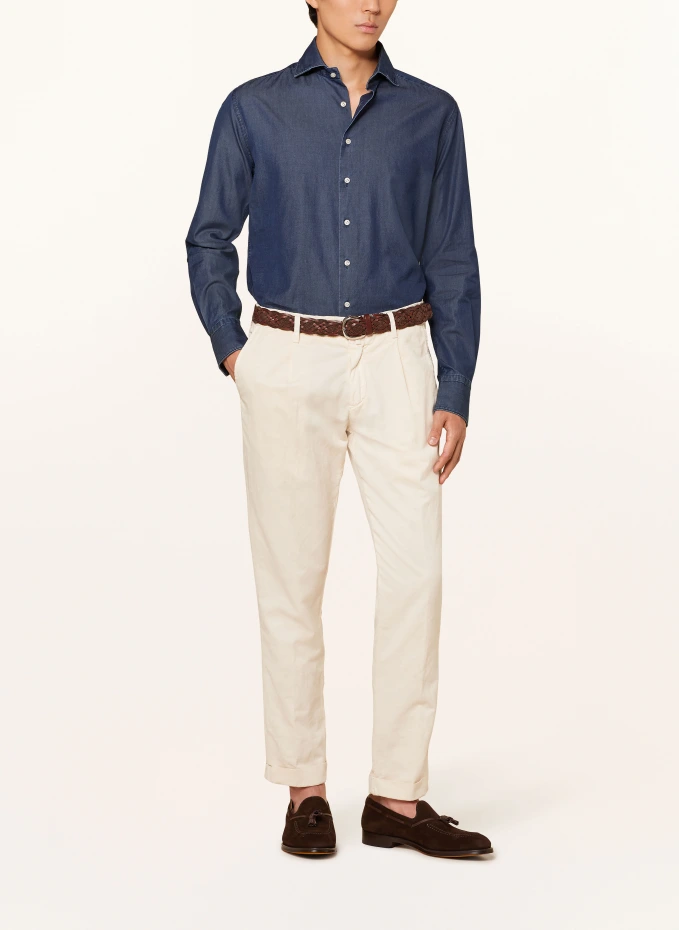 ARTIGIANO Hemd Classic Fit In Jeansoptik