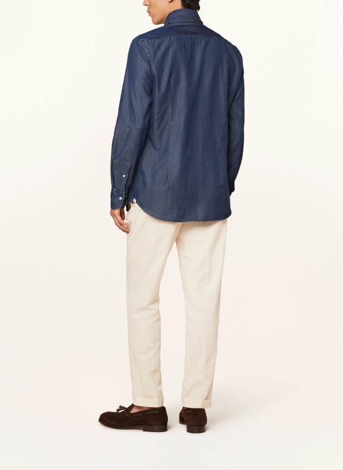 ARTIGIANO Hemd Classic Fit In Jeansoptik