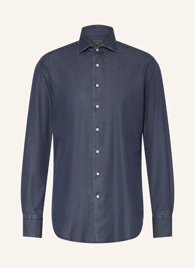 ARTIGIANO Hemd Classic Fit In Jeansoptik