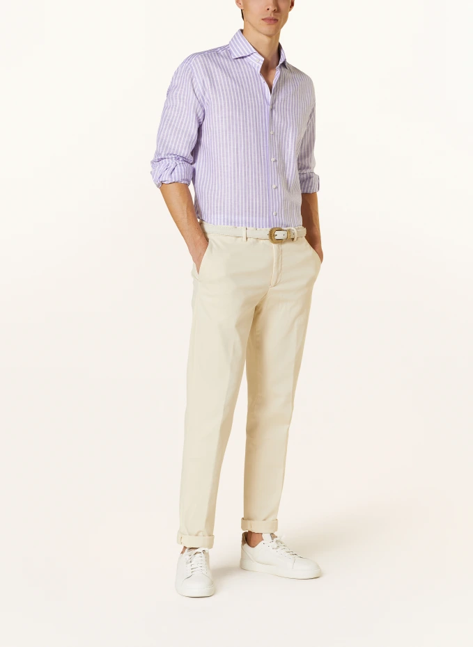 ARTIGIANO Hemd Classic Fit Mit Leinen