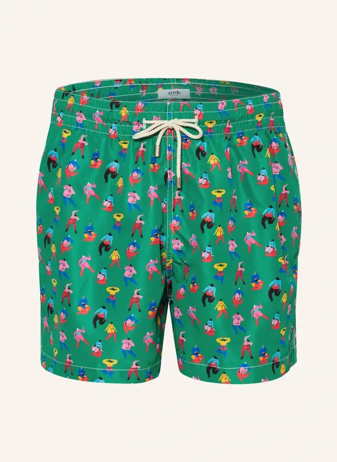 arrels BARCELONA Badeshorts GREEN FUN GIRLS × EGLE ZVIRBLYTE