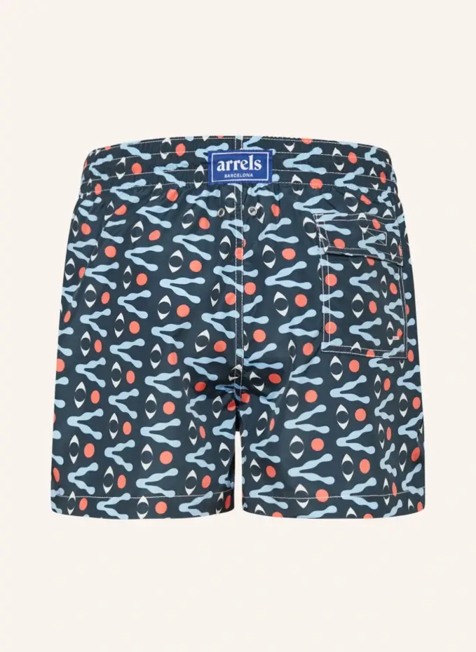 Arrels BARCELONA Badeshorts PETROL EYE × DAVID VANADIA