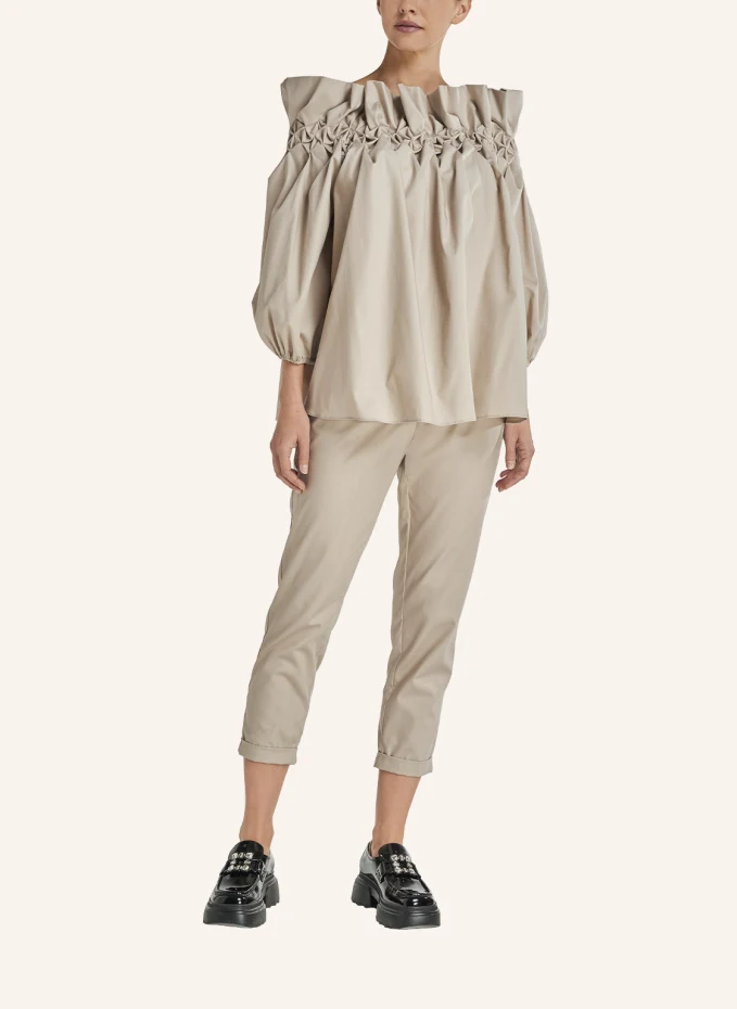 ARMARGENTUM Cold-Shoulder Bluse EUPHORIA Mit 374-Arm