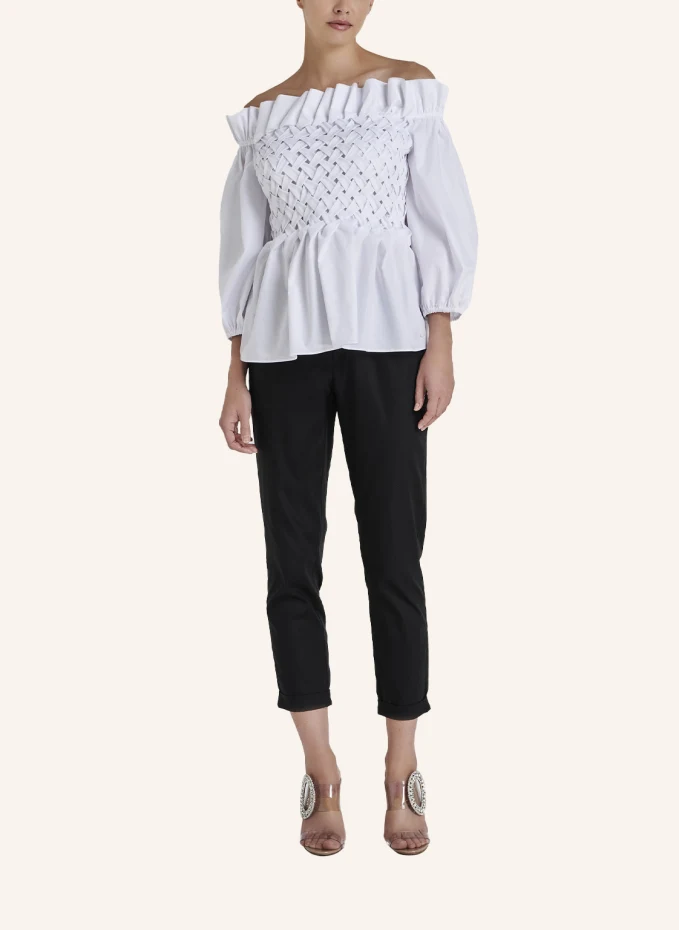 ARMARGENTUM Cold-Shoulder-Bluse JASMINE Mit 3/4 Arm