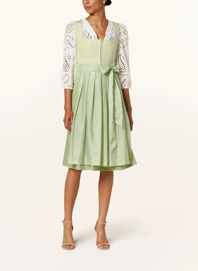 AlpenHERZ Dirndbluse LOU Aus Lochspitze Mit 3/4-Arm