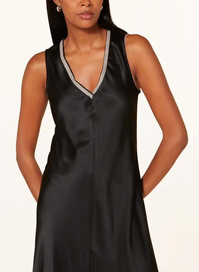 ANTONELLI Firenze Kleid NIK Mit Schmucksteinen Und Seide