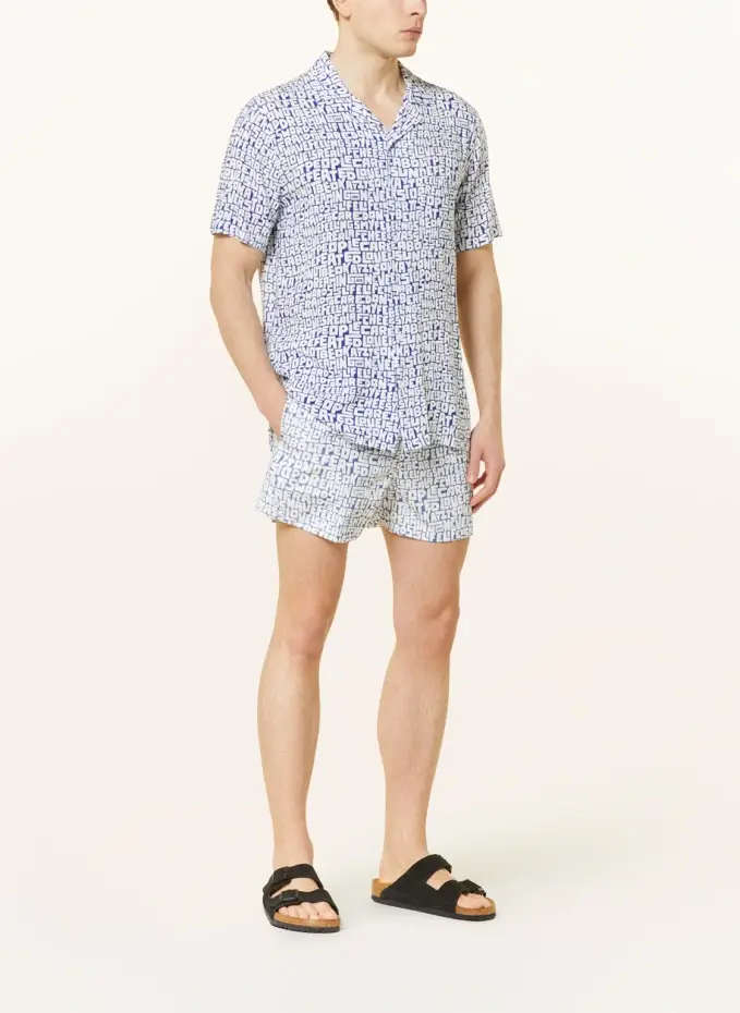 Arrels BARCELONA Resorthemd BLUE NEVER STOP DREAMING × TIMOTHY GOOD Comfort Fit