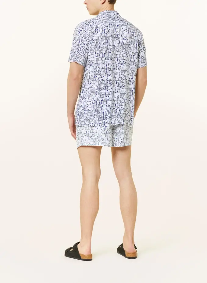 Arrels BARCELONA Resorthemd BLUE NEVER STOP DREAMING × TIMOTHY GOOD Comfort Fit