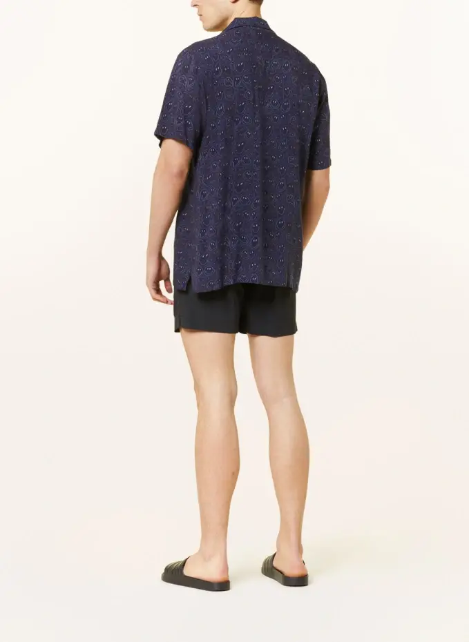 Arrels BARCELONA Resorthemd BLUE SMILEY × SMILEY Regular Fit