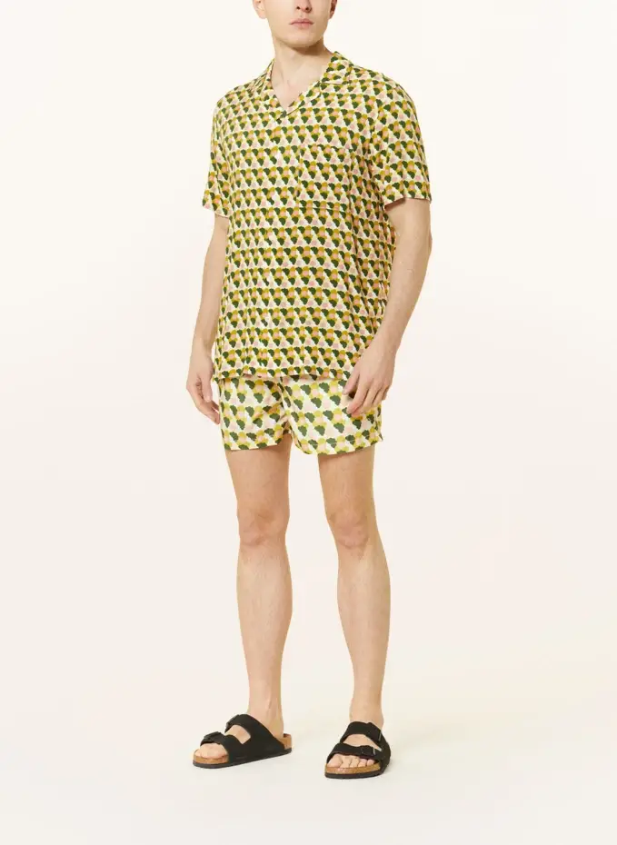 Arrels BARCELONA Resorthemd GREEN BUBBLEGUM × OLIMPIA ZAGNOLI Comfort Fit