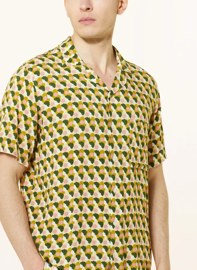 Arrels BARCELONA Resorthemd GREEN BUBBLEGUM × OLIMPIA ZAGNOLI Comfort Fit