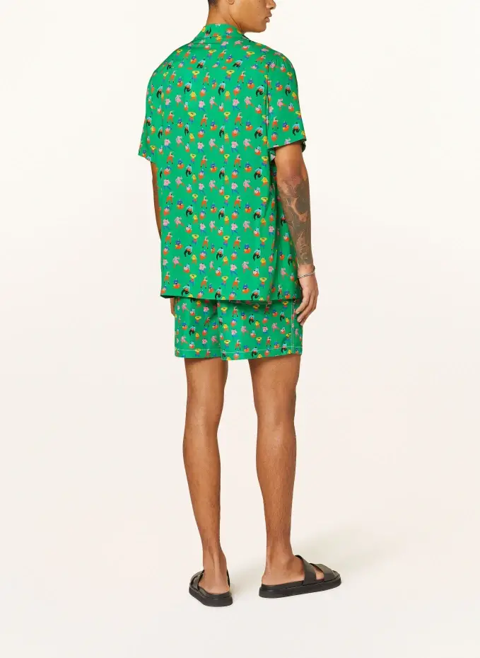 Arrels BARCELONA Resorthemd GREEN FUN GIRLS × EGLE ZVIRBLYTE Comfort Fit