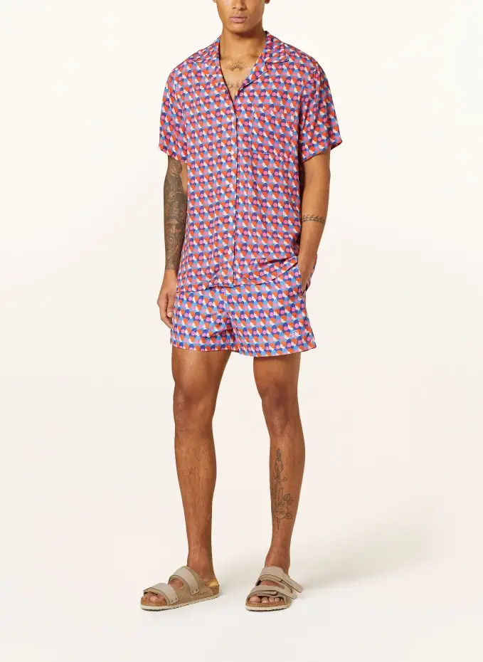 Arrels BARCELONA Resorthemd PINK BUBBLEGUM × OLIMPIA ZAGNOLI Comfort Fit