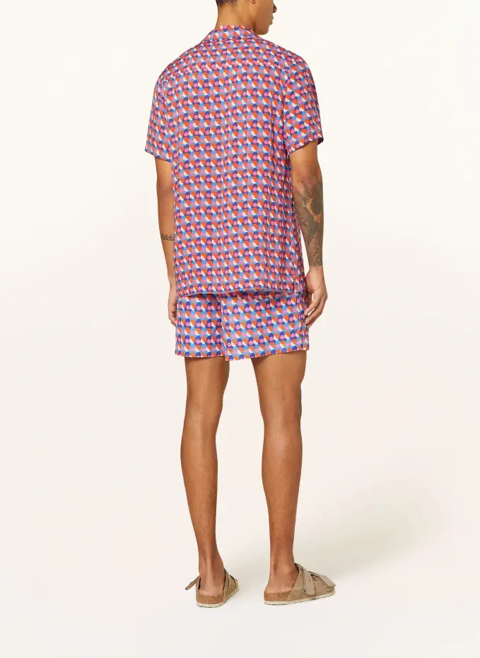 Arrels BARCELONA Resorthemd PINK BUBBLEGUM × OLIMPIA ZAGNOLI Comfort Fit