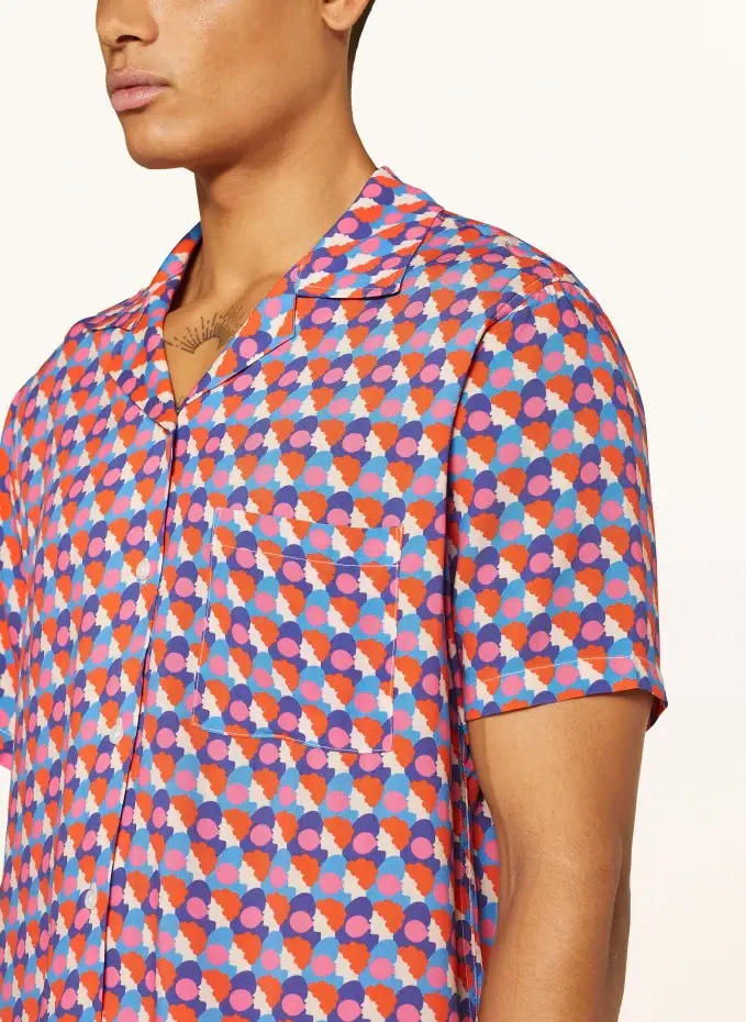 Arrels BARCELONA Resorthemd PINK BUBBLEGUM × OLIMPIA ZAGNOLI Comfort Fit