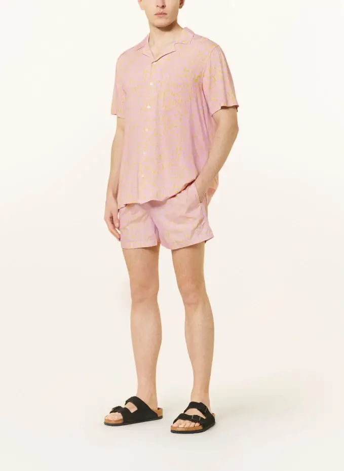 Arrels BARCELONA Resorthemd PINK NEVER STOP DREAMING × TIMOTHY GOOD Comfort Fit