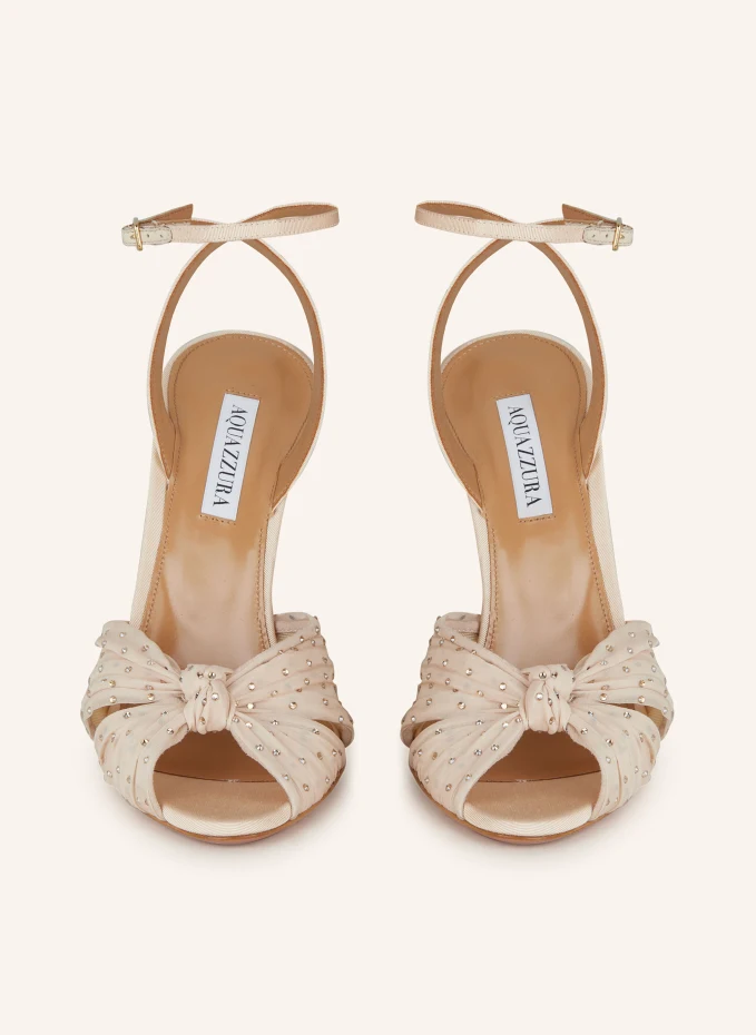 AQUAZZURA Sandaletten SLOW KISSES Mit Schmucksteinen