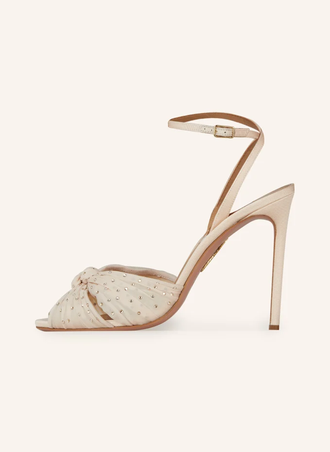 AQUAZZURA Sandaletten SLOW KISSES Mit Schmucksteinen