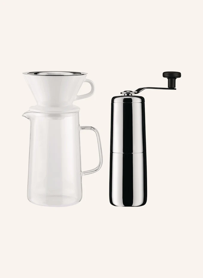ALESSI Set SLOW COFFEE: Kaffeemühle, Karaffe Und Filterhalter