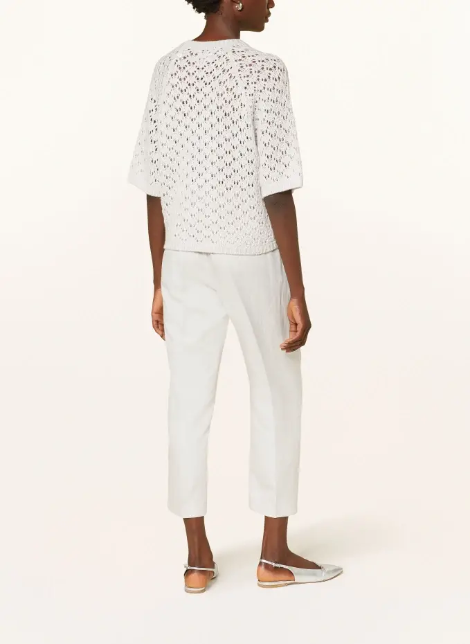 ALLUDE Strick-Shirt Mit Cashmere Und Schmucksteinen