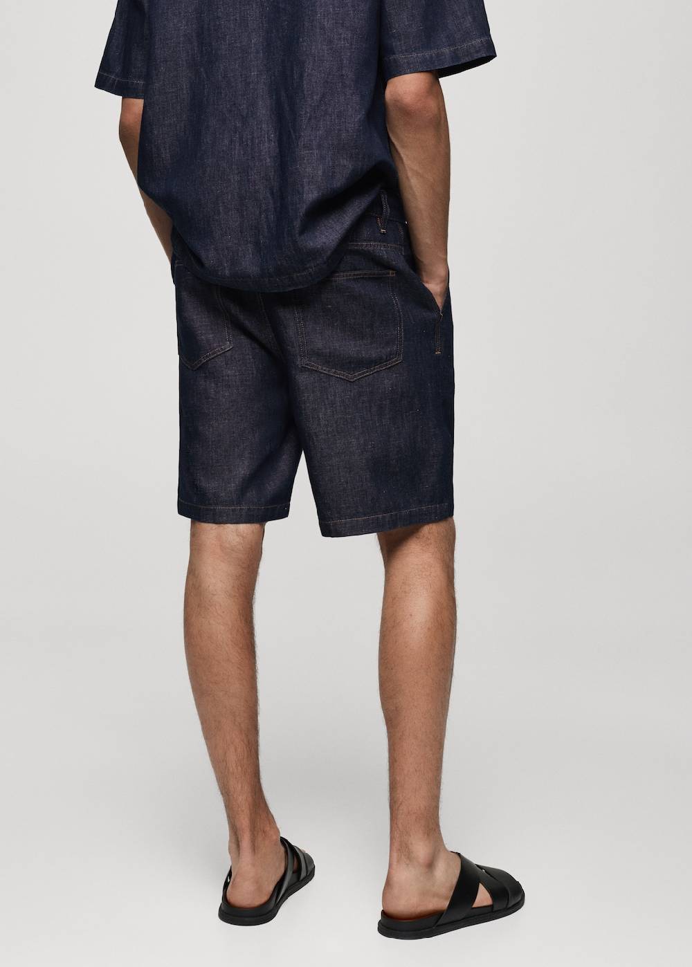 Mango Bermudashorts Aus 100 % Baumwolle Mit Denim-Effekt