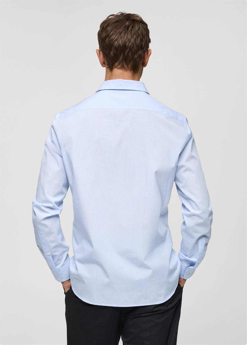 Mango Gestreiftes Regular-Fit.Hemd Aus 100 % Baumwolle