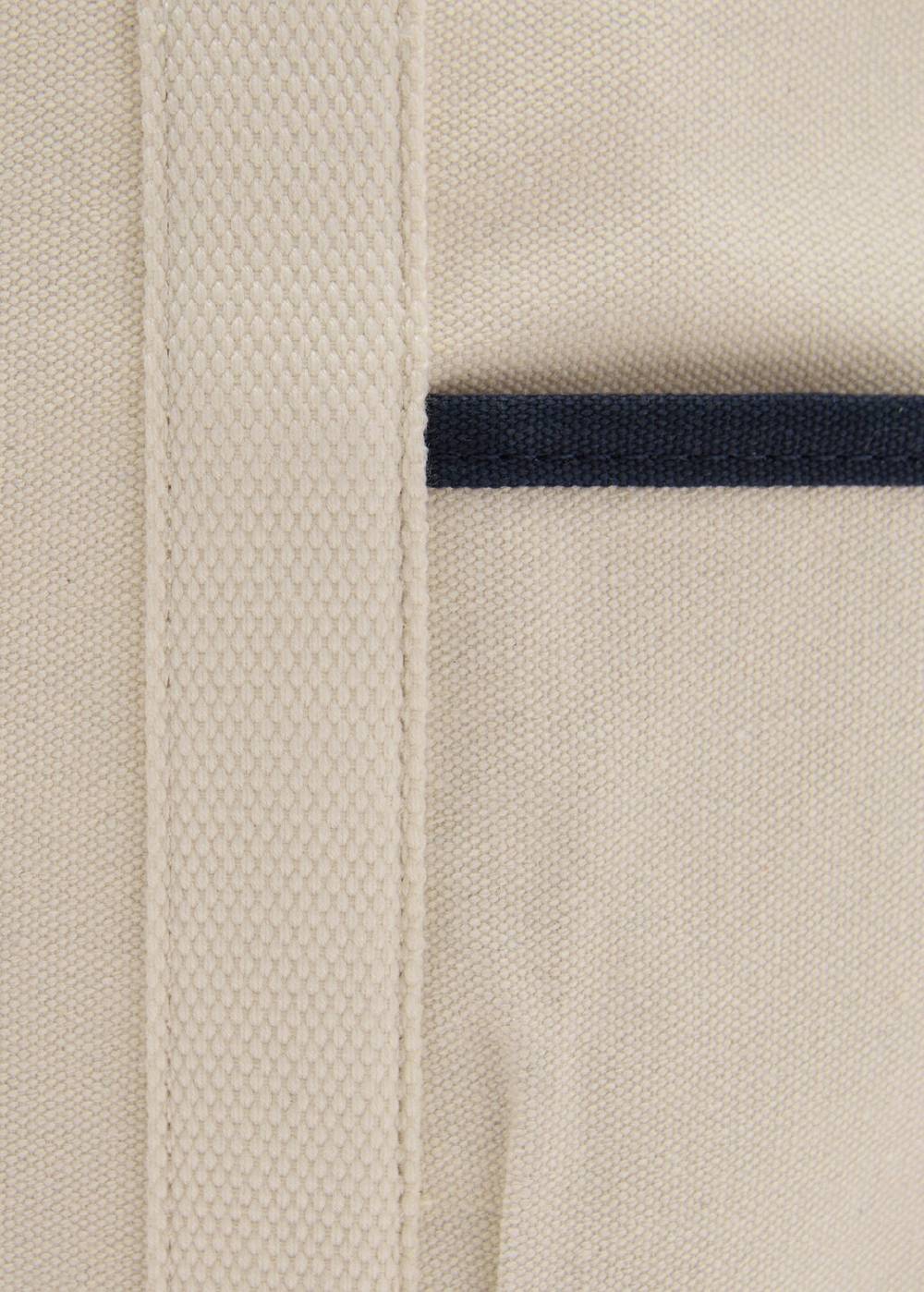 Mango Kontrastierende Tasche Aus Canvas Mit Baumwolle