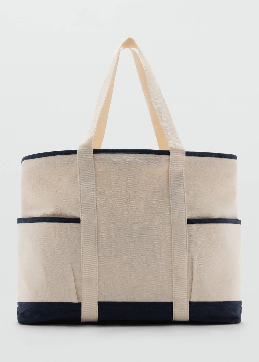Mango Kontrastierende Tasche aus Canvas mit Baumwolle