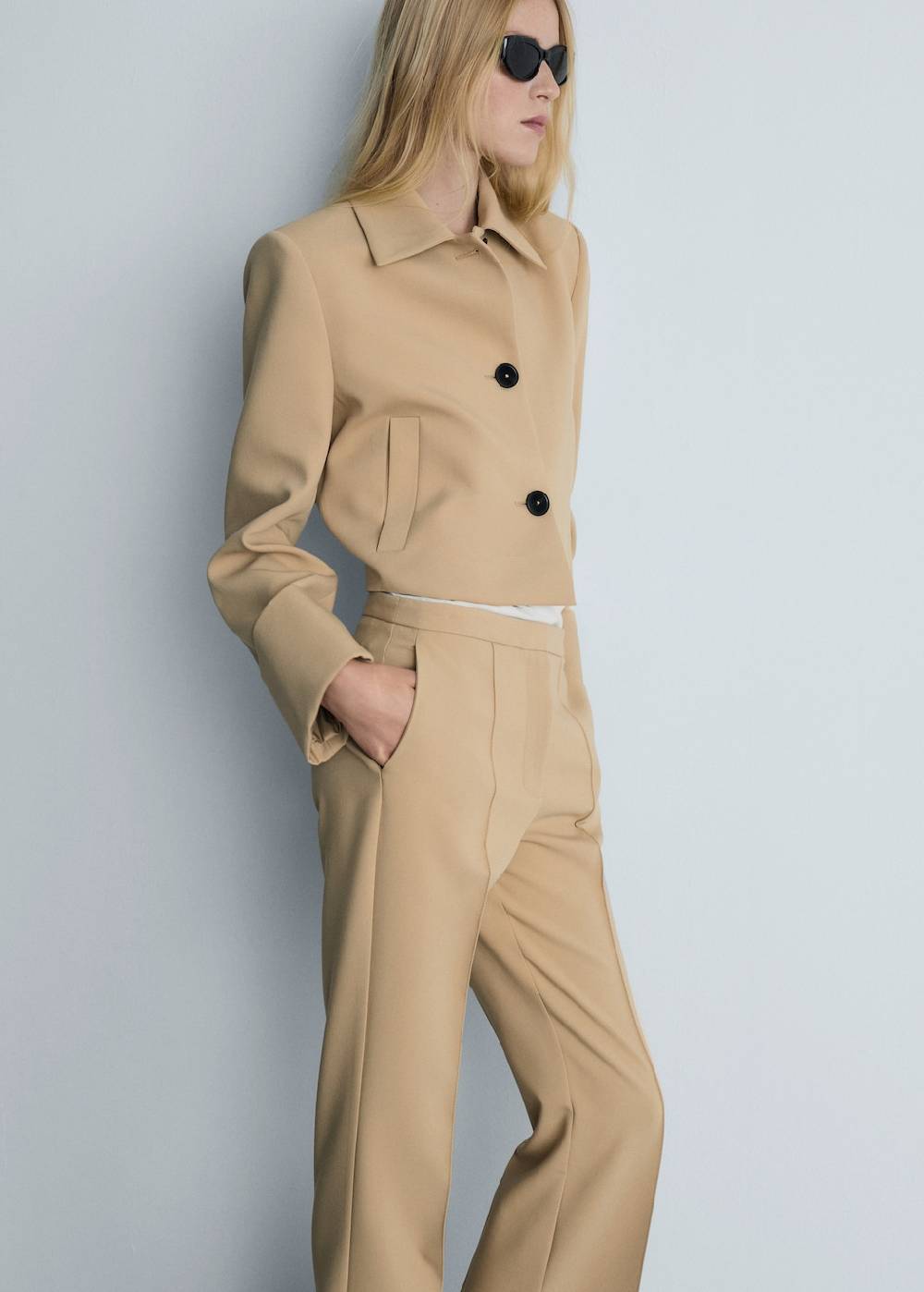 Mango Anzughose Im Flared-Stil