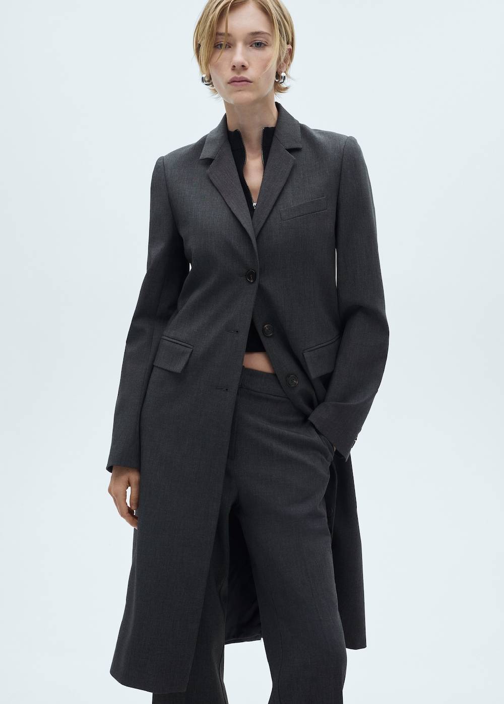 Mango Anzughose Im Flared-Stil