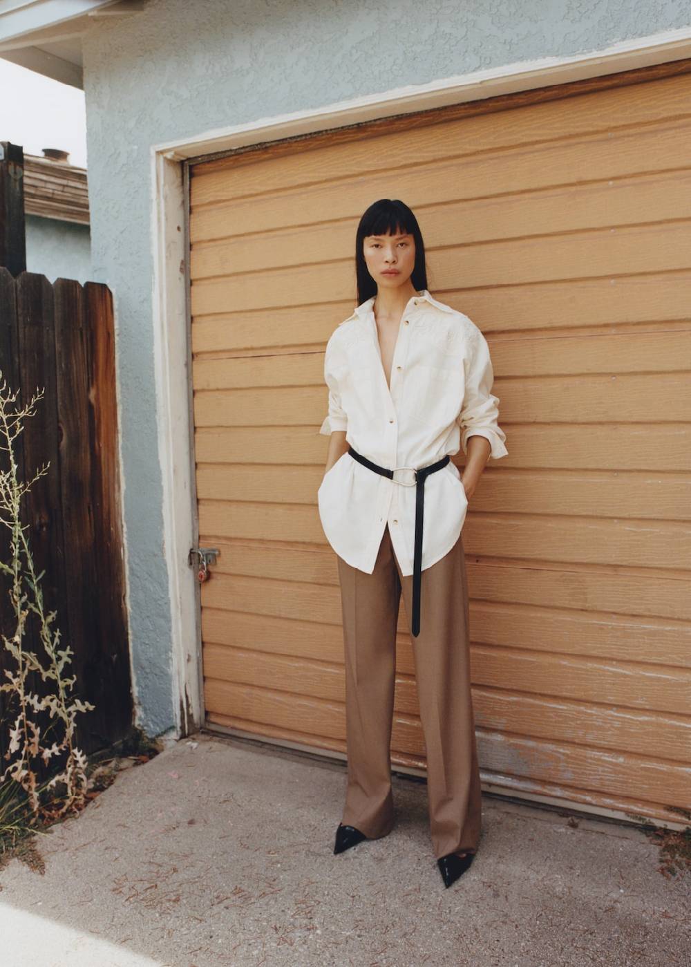 Mango Anzughose Mit Bundfalten