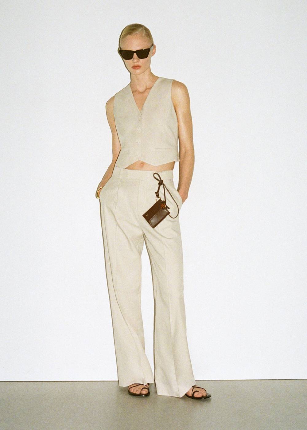 Mango Anzughose Mit Bundfalten