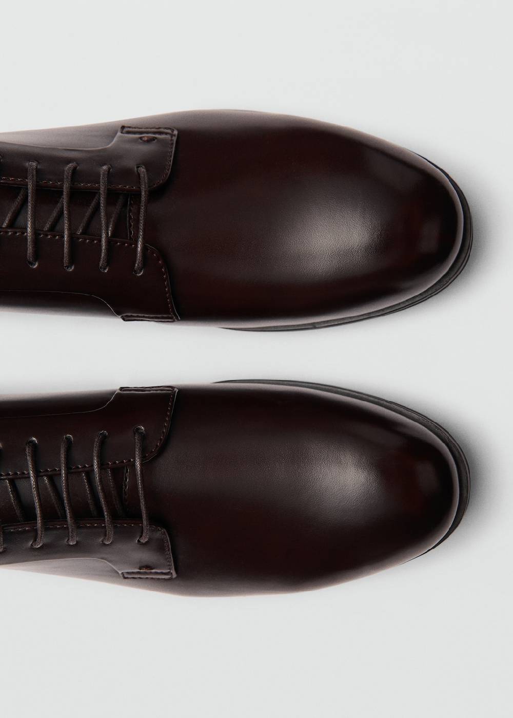 Mango Anzugschuhe Mit Ledereffekt