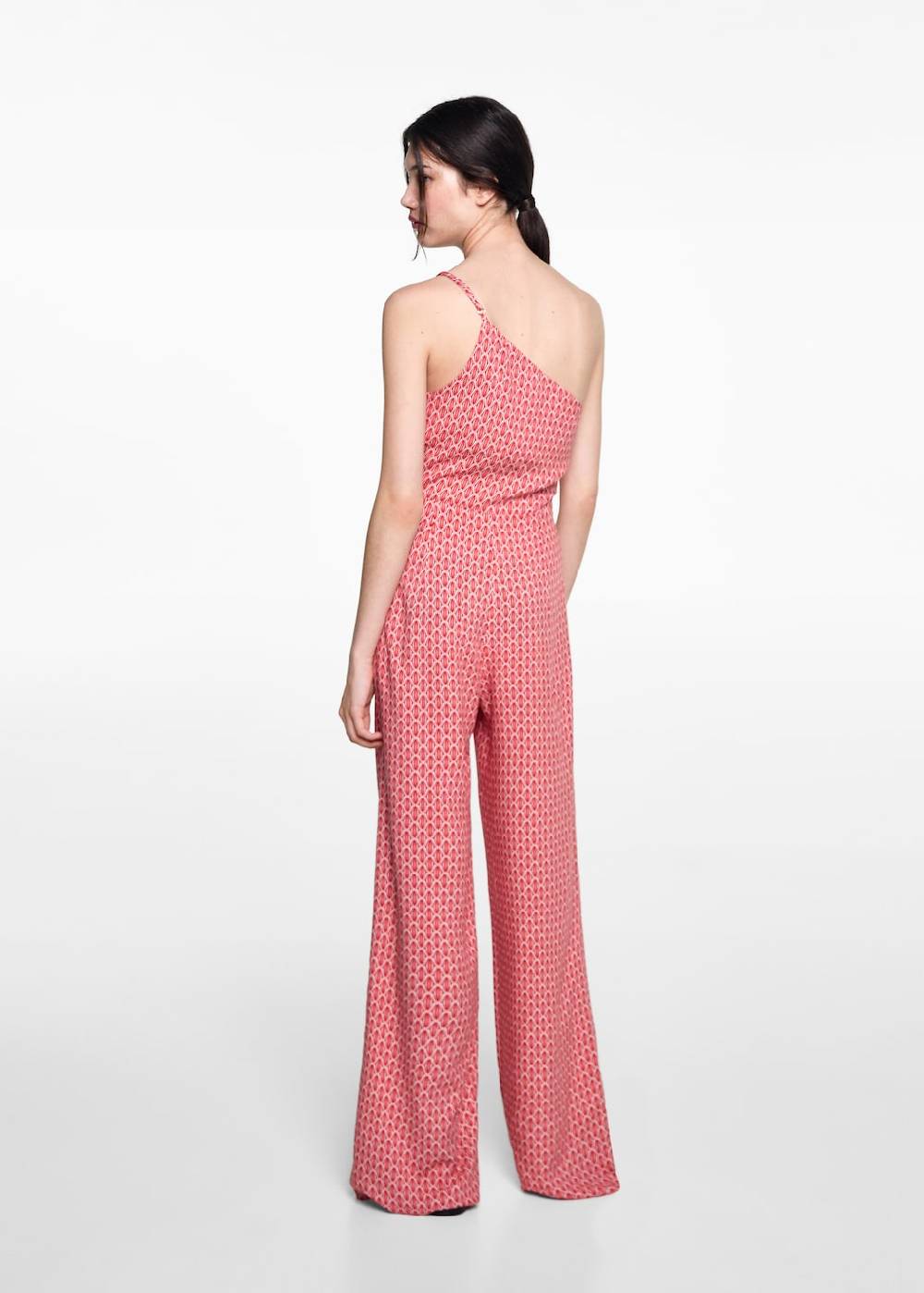 Mango Asymmetrischer Print-Jumpsuit