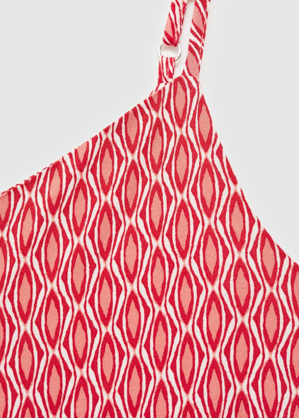 Mango Asymmetrischer Print-Jumpsuit