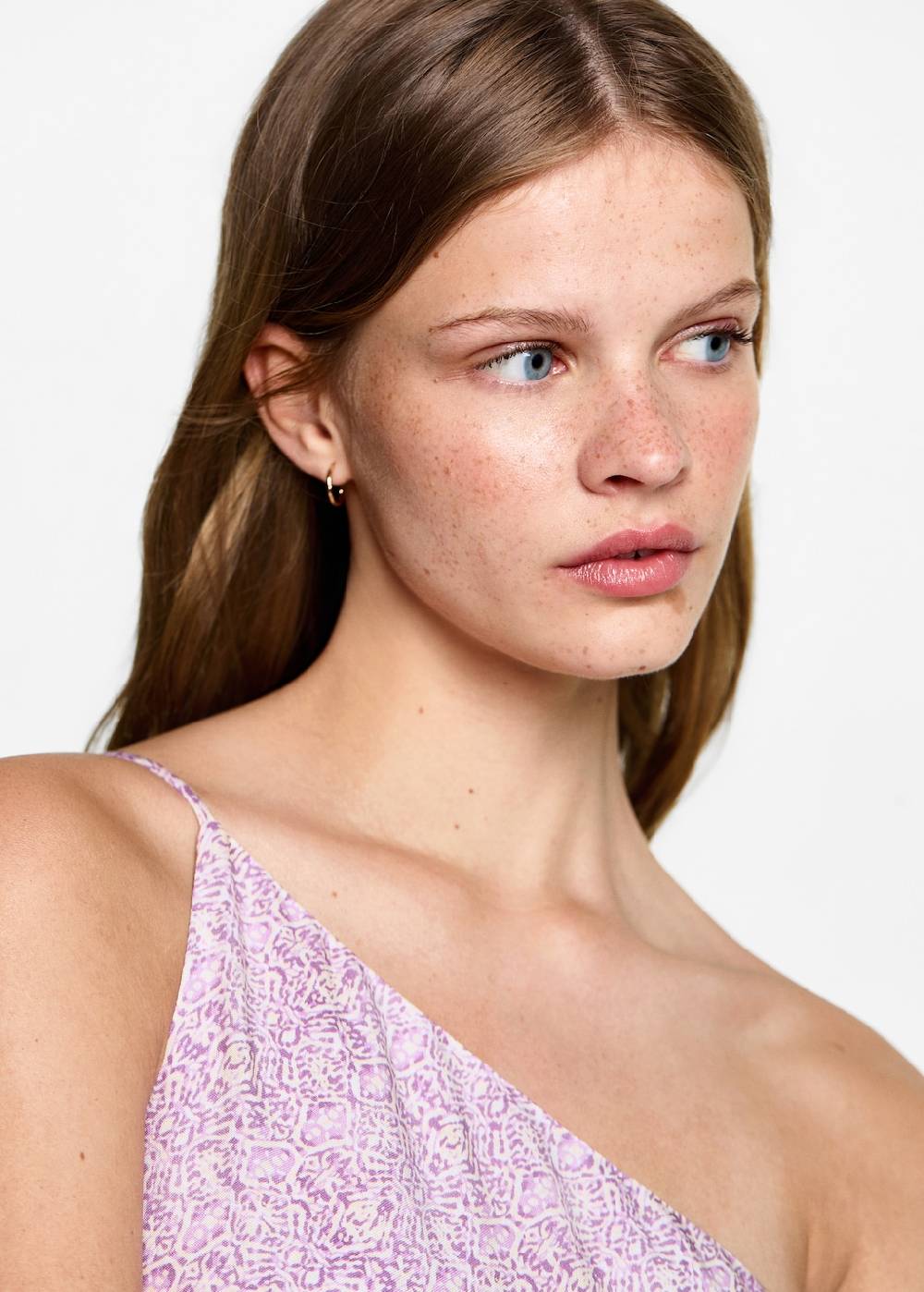 Mango Asymmetrisches Printkleid