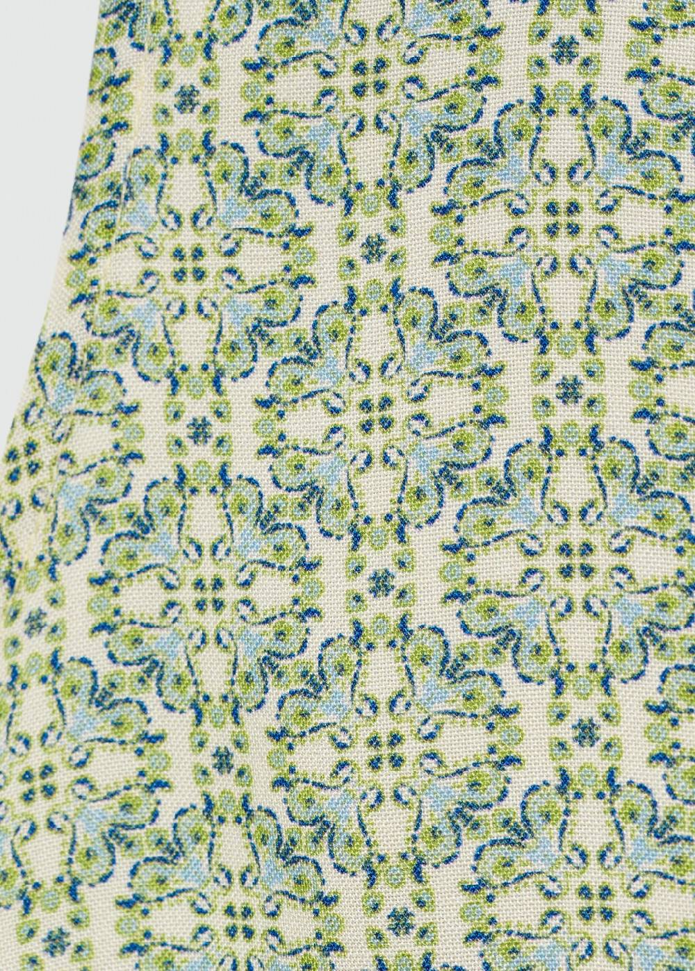 Mango Asymmetrisches Top Mit Printmuster