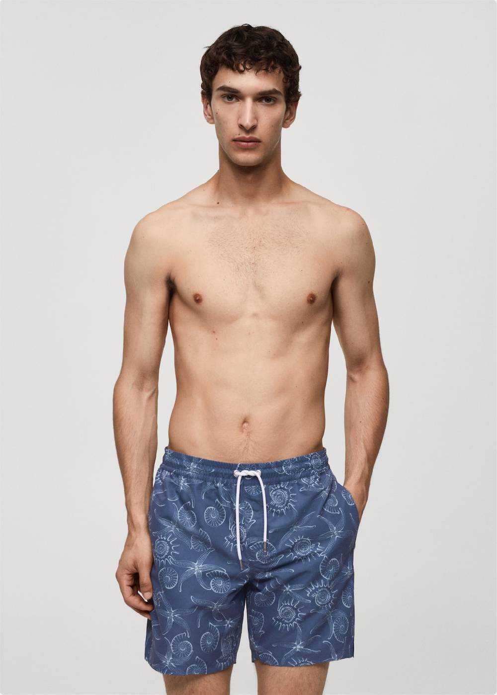 Mango Badeanzug mit maritimen Muster